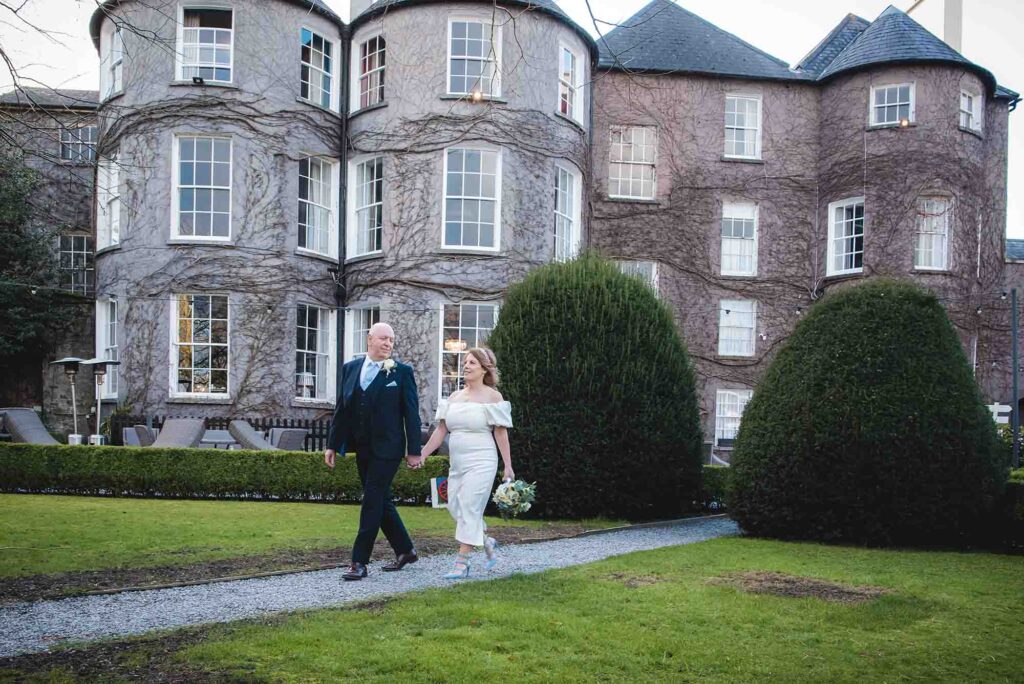 Romantic outdoor wedding photography in Kilkenny